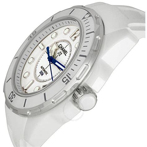 chanel j12 marine white ceramic ladies watch h2560|Chanel j12.